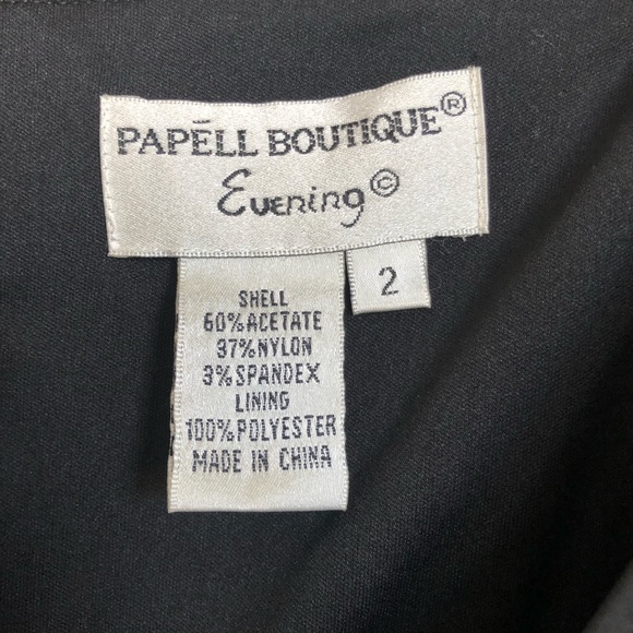 Vintage Black Peplum Short Sleeve Blouse - Picture 5 of 5